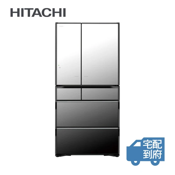 【HITACHI 日立】741公升日本原裝智能遠端遙控六門冰箱-琉璃鏡(RZXC740KJ)(RZXC740KJ)