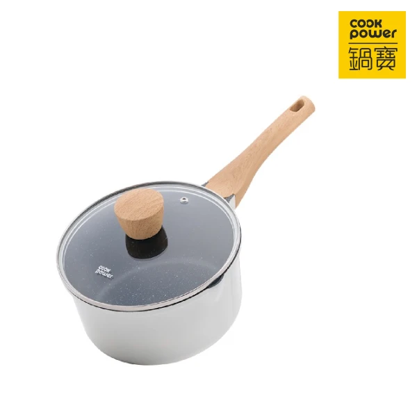 【CookPower 鍋寶】Lumi不沾鑄造單柄湯鍋20cm附蓋AI-6200
