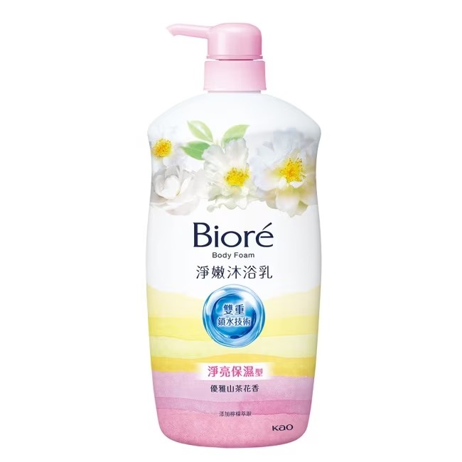【Biore 蜜妮】Biore淨嫩沐浴乳 優雅山茶花香 1000g(1000g)