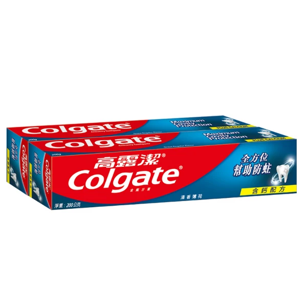 【Colgate 高露潔】清香薄荷牙膏(200g*2入)