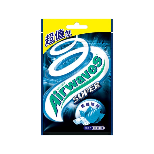 【Airwaves】超涼無糖口香糖-極酷嗆涼薄荷重量包(62g)