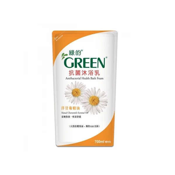 【Green】抗菌沐浴乳洋甘菊精油補充包(700ml)