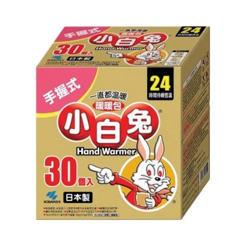 【小林製藥】日本桐灰小白兔暖暖包禮盒24Hr(54g±5.5gx10片x3包)