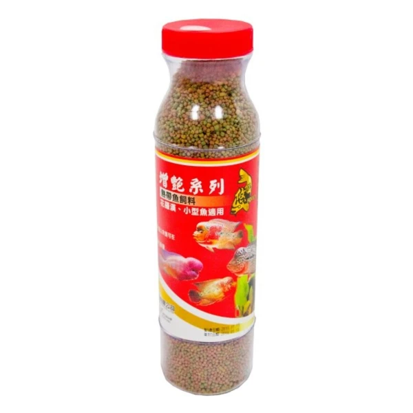 【悠游】增豔系列熱帶魚飼料-小型魚-小粒(240g+-5%/罐)