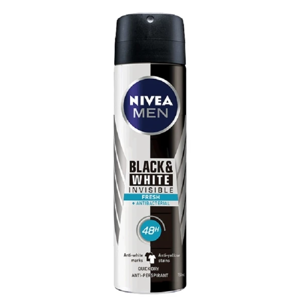 【NIVEA 妮維雅】男士止汗噴霧無印-清新海洋(150ml)