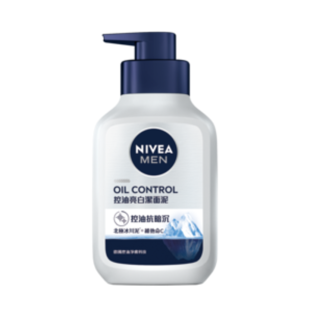 【NIVEA 妮維雅】男士全效亮白潔面泥(150g)