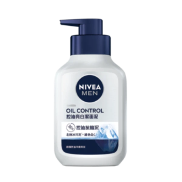 【NIVEA 妮維雅】男士全效亮白潔面泥(150g)