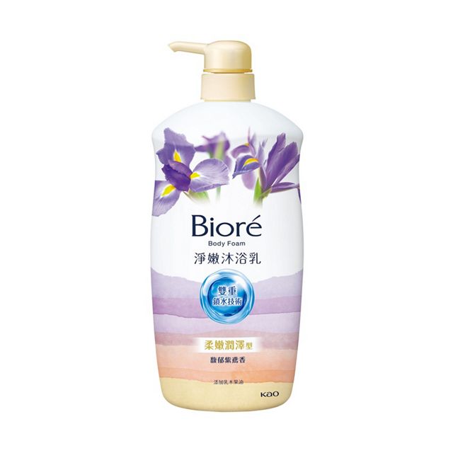 【Biore 蜜妮】Biore淨嫩沐浴乳 馥郁紫鳶香 1000g(1000g)