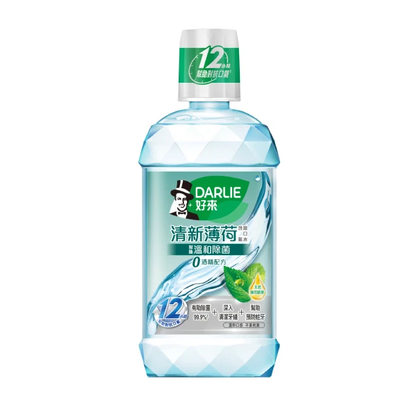 【DARLIE 好來】清新薄荷漱口水-無酒精配方(500ml)