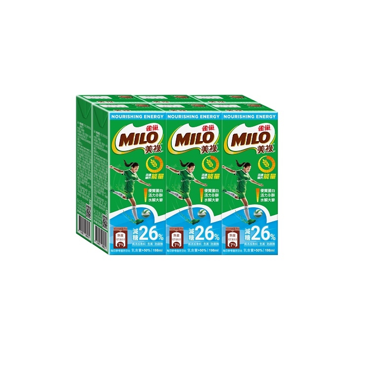 【雀巢飲品】美祿巧克力飲品減糖配方198ml*6(瓶) - 全聯線上購-隔日達平台
