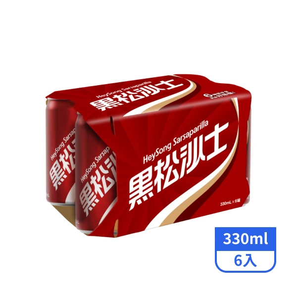 【黑松】沙士(330ml*6入)