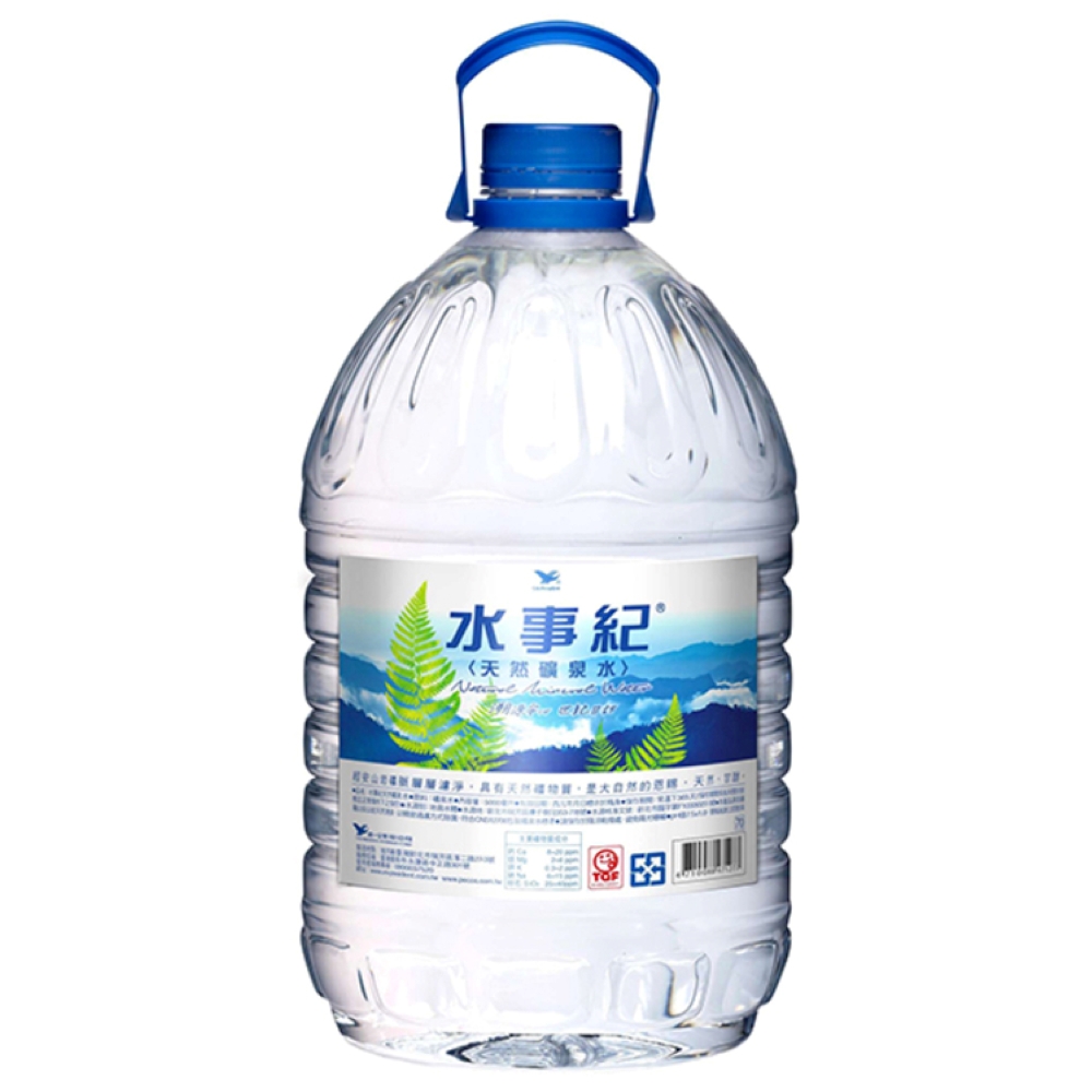 【統一】水事紀麥飯石礦泉水PET(5000cc/桶)