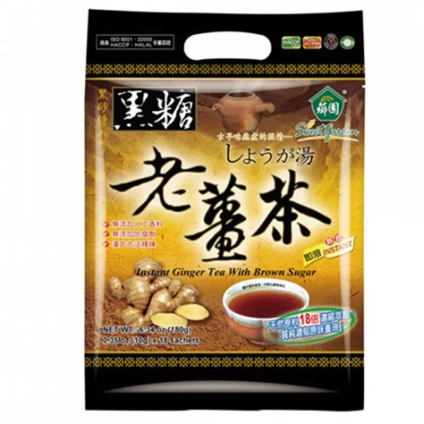 【薌園】黑糖老薑茶(10g*18包/袋)