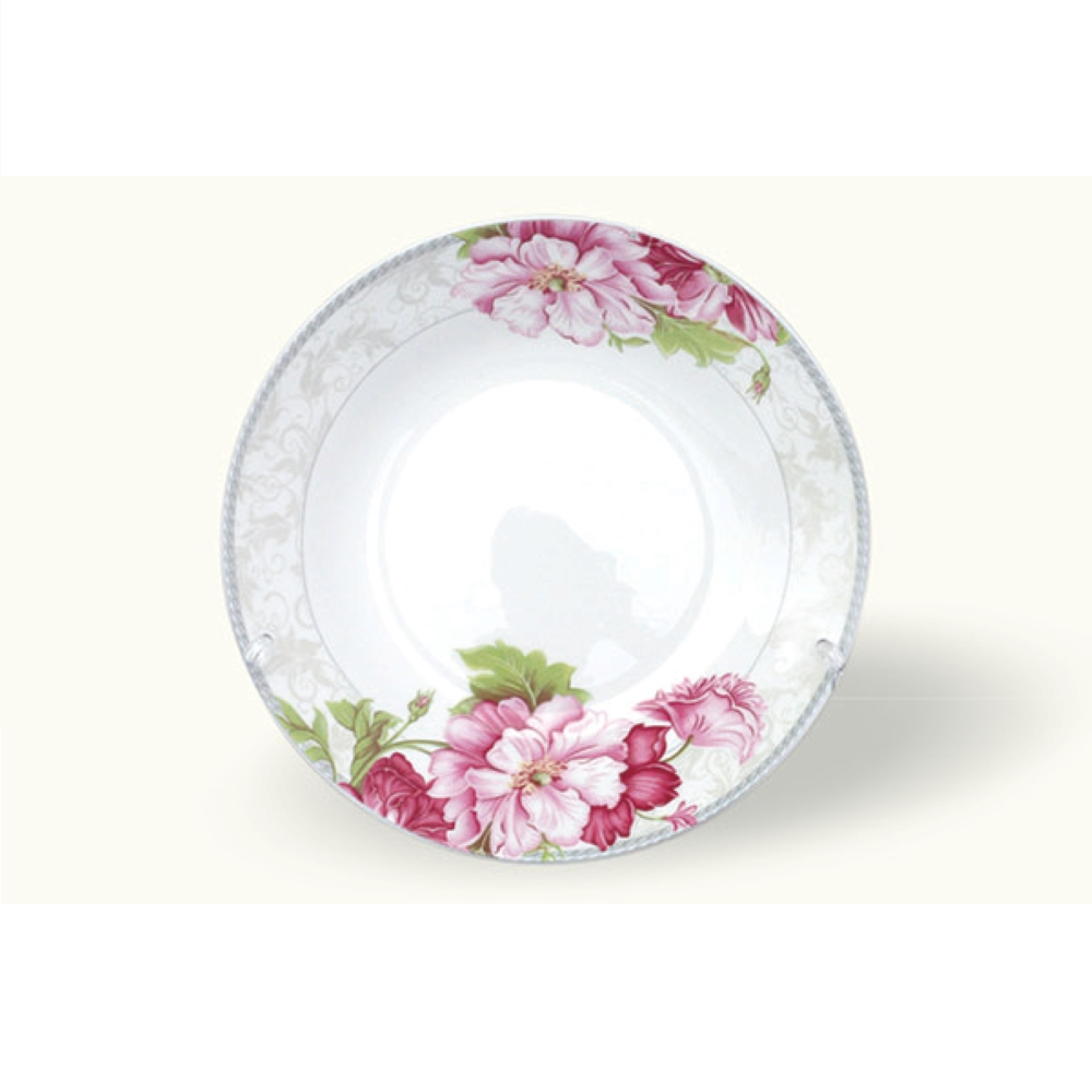 【GW 廣維餐具】花開富貴 湯盤 - 全聯全電商