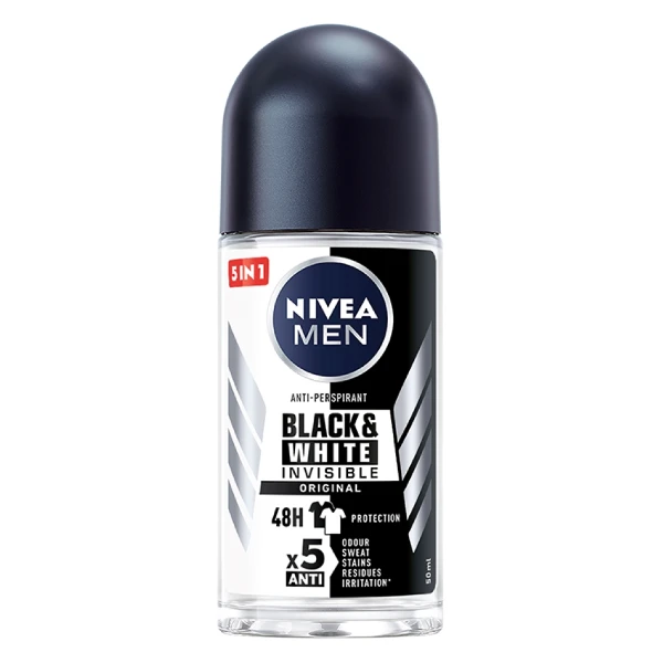 【NIVEA 妮維雅】男士無印乾爽止汗爽身乳液(50ml)