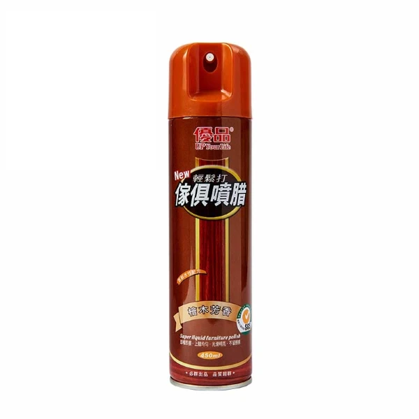 【優品】輕鬆打傢俱噴腊-檜木(450ml)