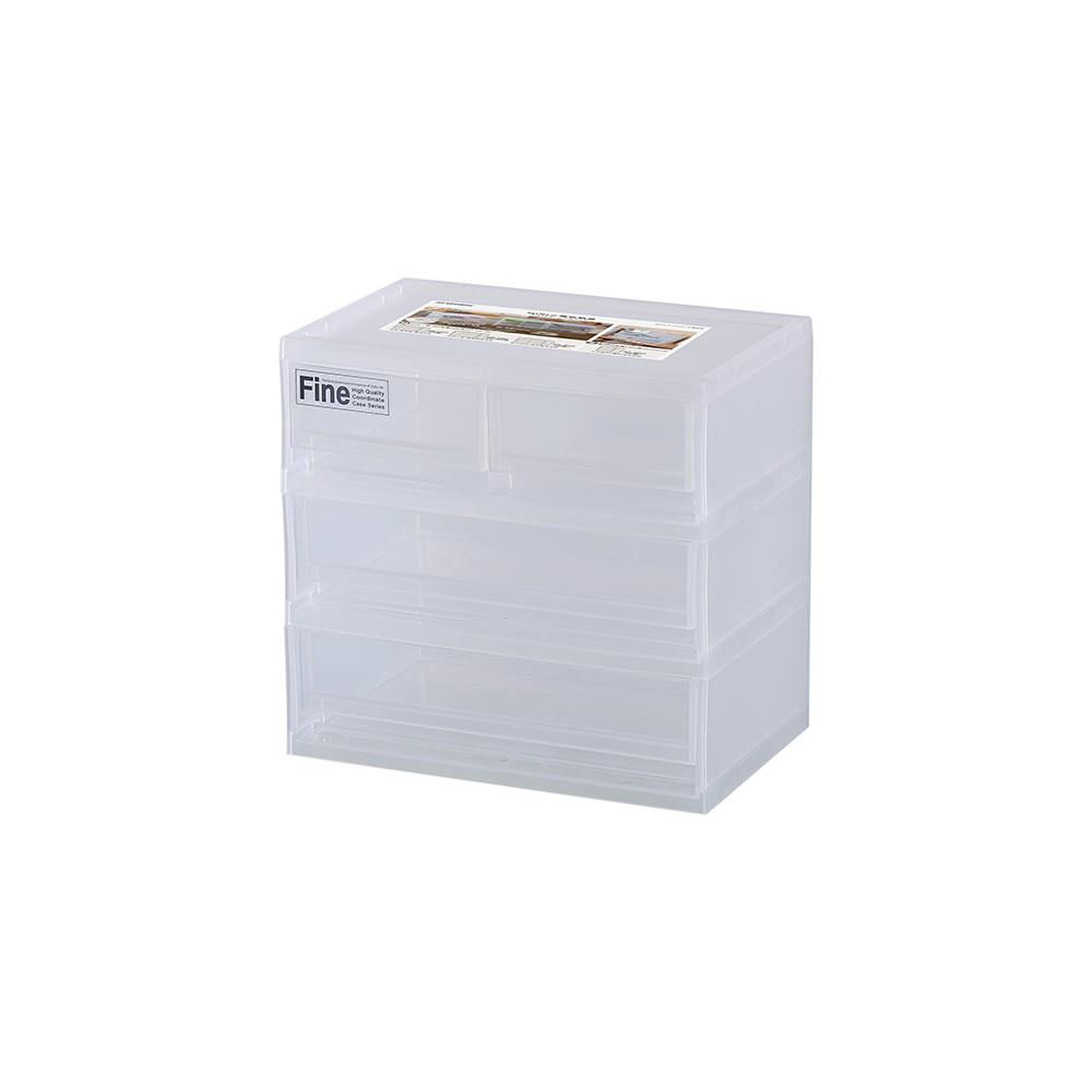 【KEYWAY 聯府】MINI三層收納盒(M)-2大2小 - 全聯全電商