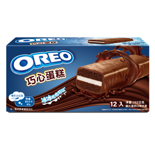 【OREO 奧利奧】巧心蛋糕(192g) - 全聯全電商