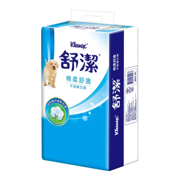 【舒潔】平版衛生紙(300張*6包)