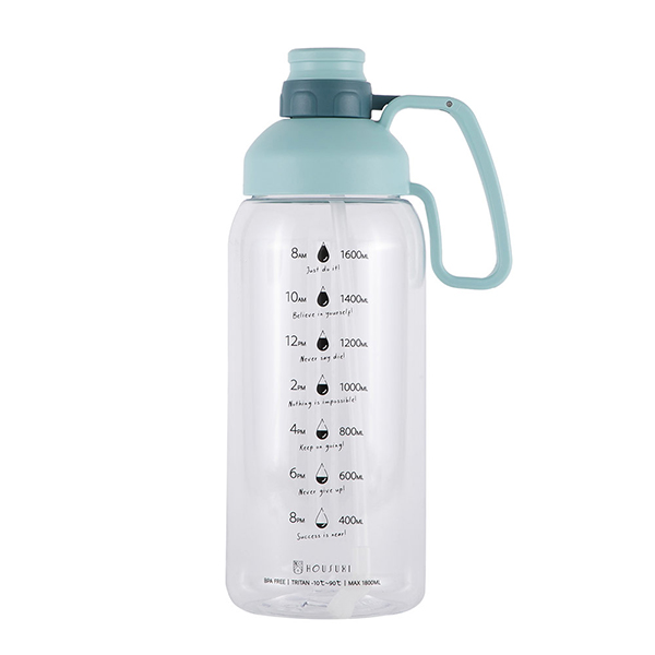 HOUSUXI 舒熙】TO GO 大容量水瓶(1800ml-青綠) - 全聯全電商