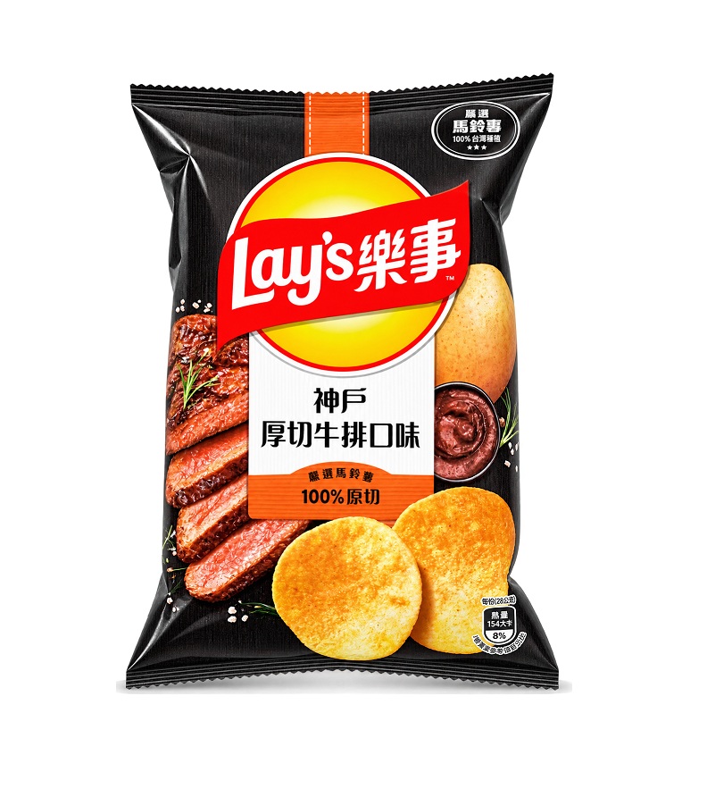【LAY'S 樂事】神戶厚切牛排口味洋芋片(85g)
