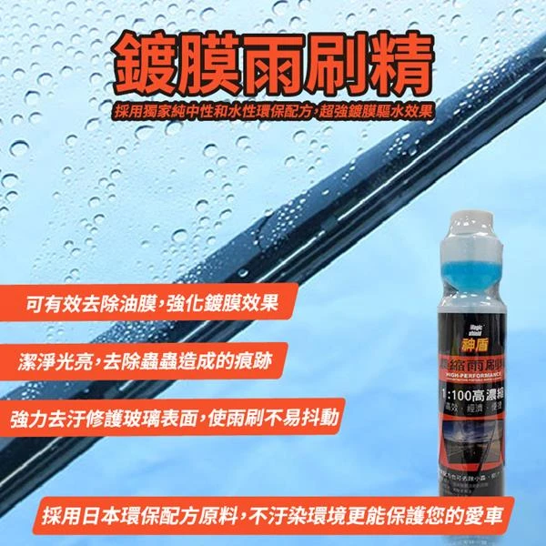 【Magic Shield 神盾】高性能濃縮便攜雨刷精(250ml)