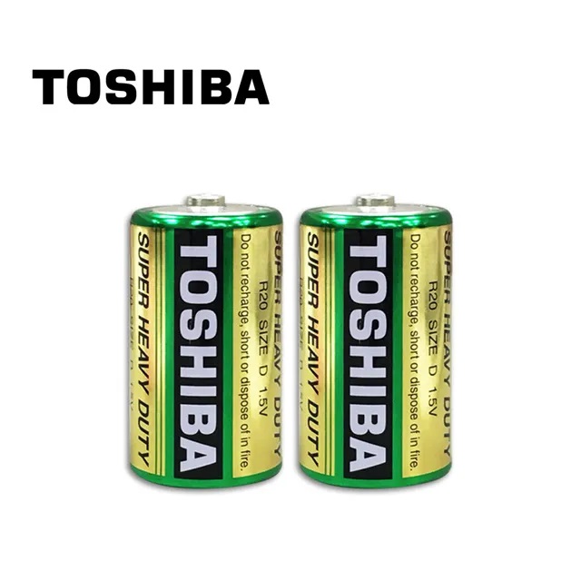 【TOSHIBA 東芝】東芝環保電池1號(2入)