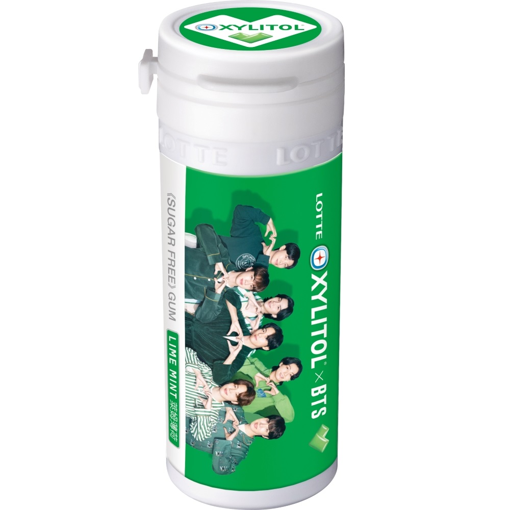 【LOTTE 樂天】木糖醇無糖口香糖萊姆薄荷風味(26.1g)
