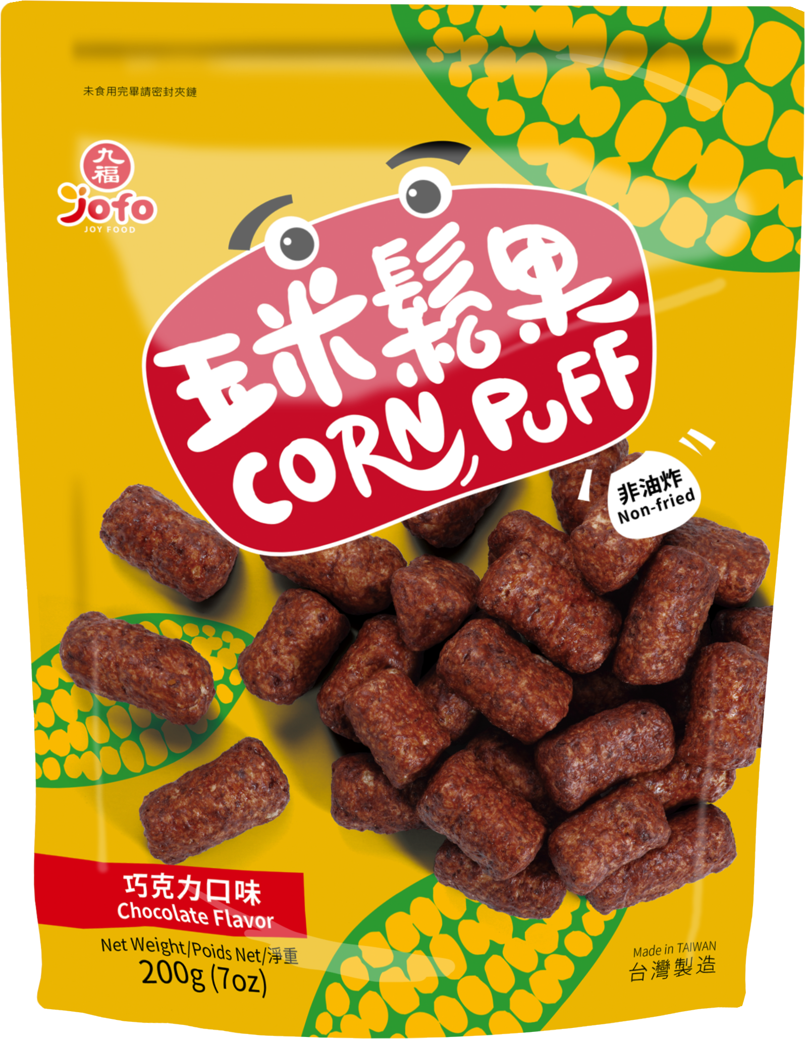【九福】玉米鬆果-巧克力口味(200g)