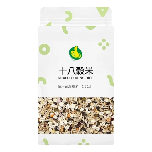 【大拇指】十八穀米(1500g/效期較短，效期依包裝標示)