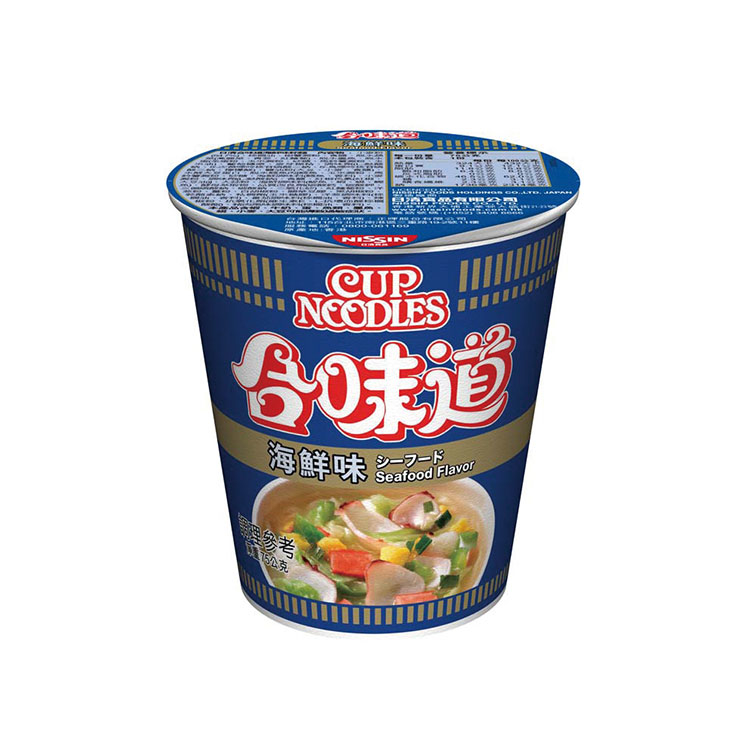 【NISSIN 日清】合味道海鮮味杯麵(71g/杯/效期較短，效期依包裝標示)