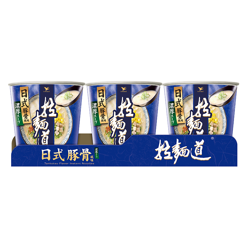 【拉麵道】日式豚骨風味拉麵(73g*3杯)