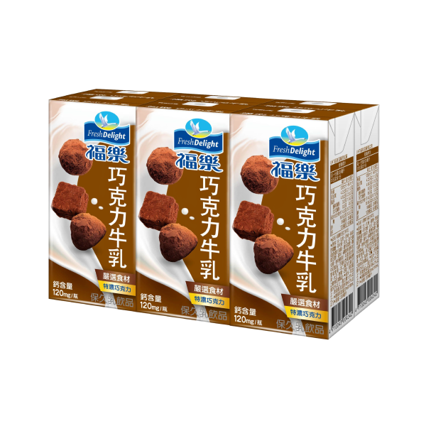 【福樂】巧克力保久乳(200ml*6入)