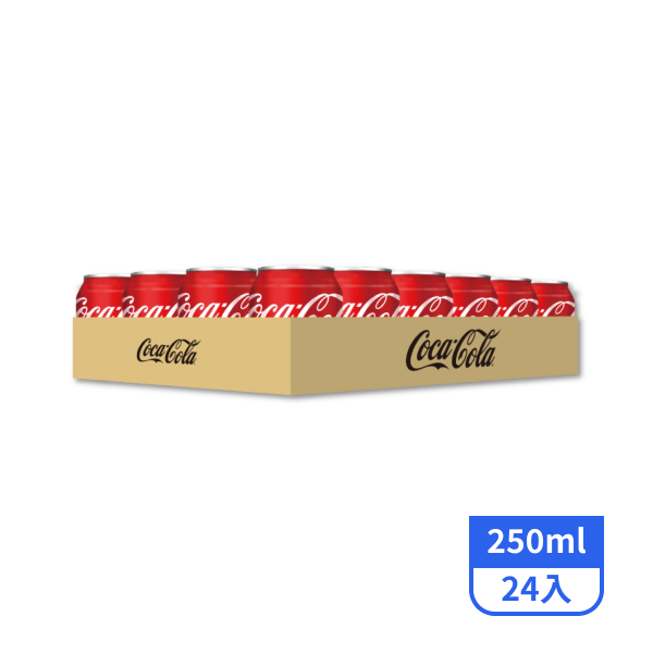 【Coca Cola 可口可樂】易開罐(250ml*24罐)