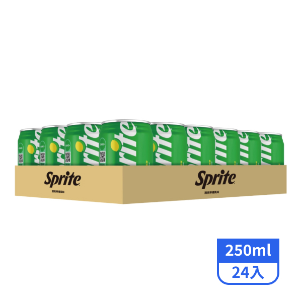 【Sprite 雪碧】汽水(250ml*24罐)