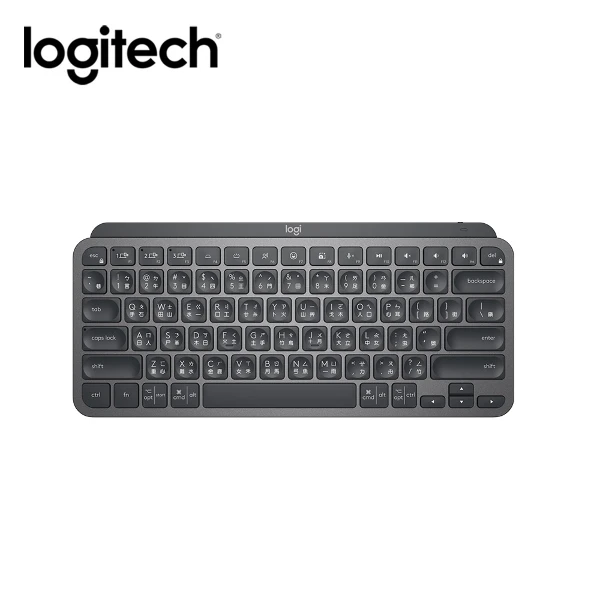 【Logitech 羅技】MX Keys Mini 智能無線鍵盤 石墨灰(精簡尺寸節省空間好攜帶)