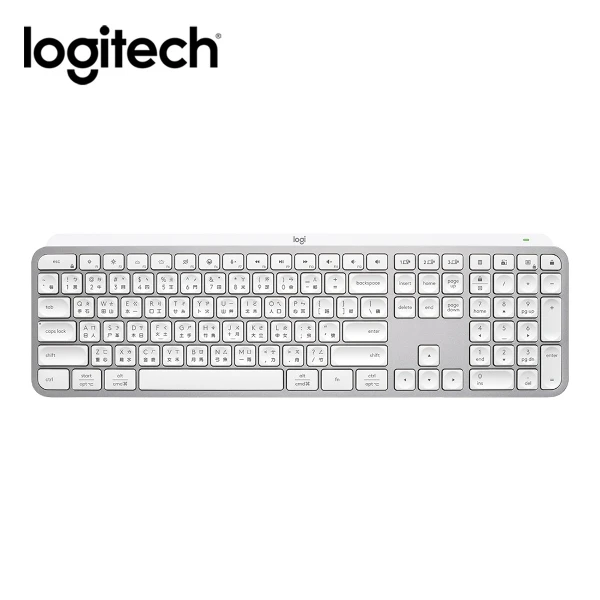 【Logitech 羅技】MX Keys S 無線智能鍵盤 珍珠白(多裝置多作業系統)