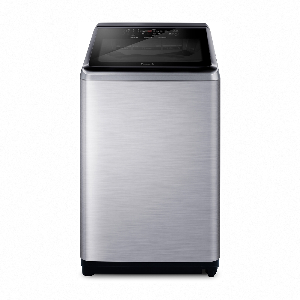 【Panasonic 國際牌】19KG變頻直立式洗衣機 不鏽鋼 (送基本安裝)(NA-V190NMS-S)