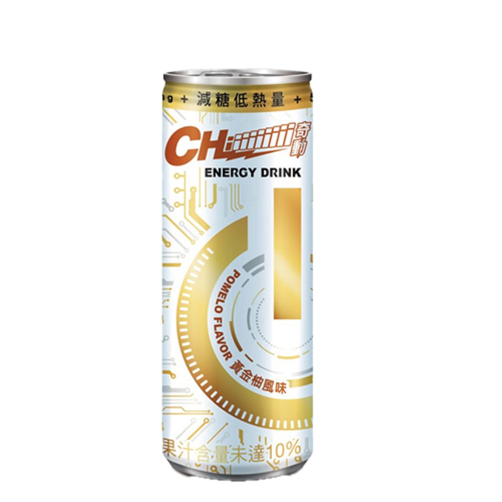 【Chiiiiiiiii 奇動】能量飲 黃金柚風味(235ml*4入)
