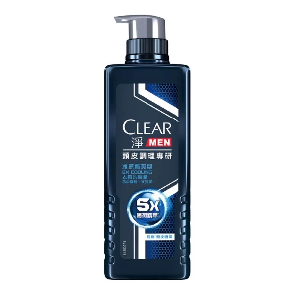 【CLEAR 淨】男士頭皮去屑洗髮精-冰涼酷爽型(570g)