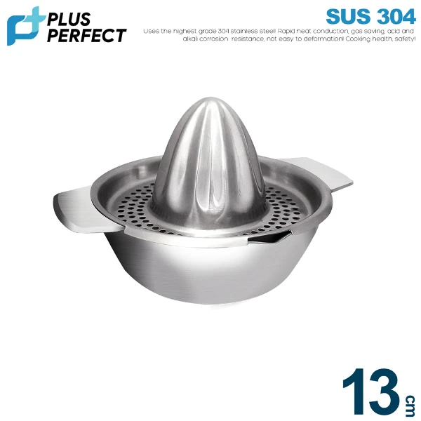 【PERFECT 理想】晶品304不銹鋼過濾榨汁器13cm(400cc)(1入)
