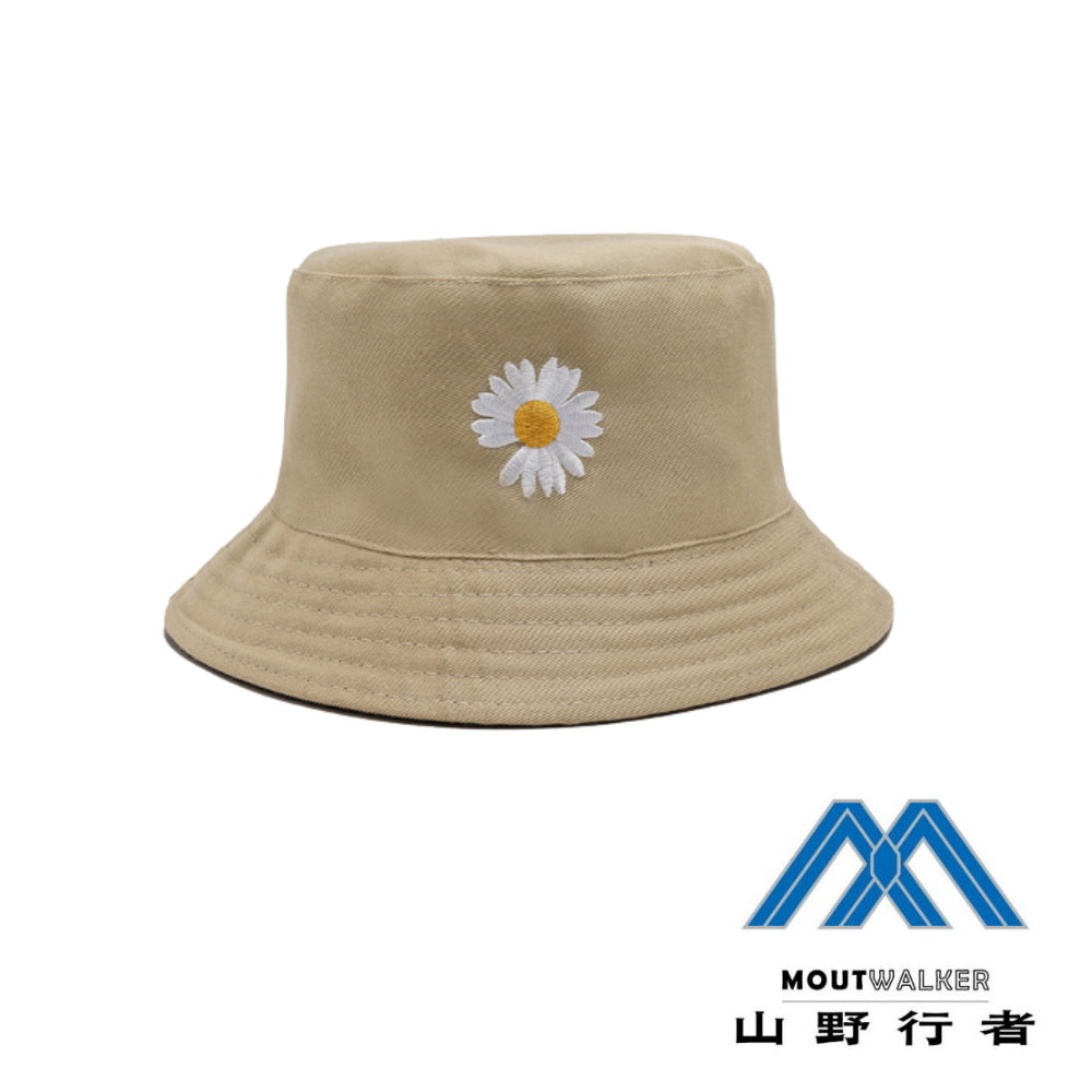 山野行者】小雛菊短帽檐雙面漁夫帽(抗UV/休閒/戶外運動)(MW-2071) - 全