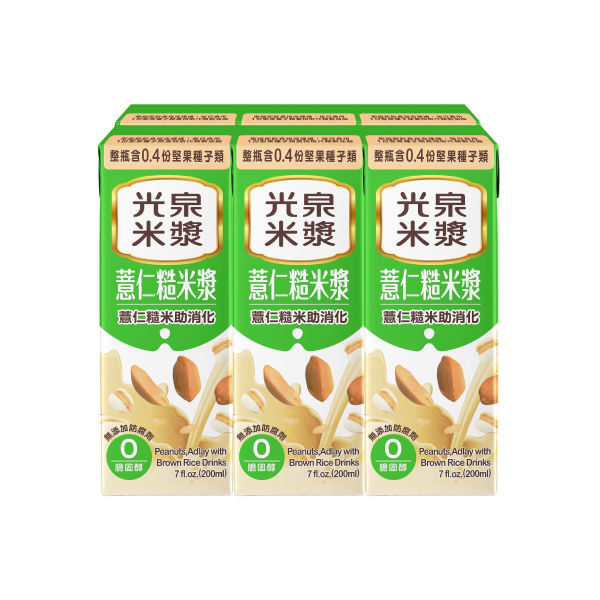 【光泉】薏仁糙米漿(200ml*6入)