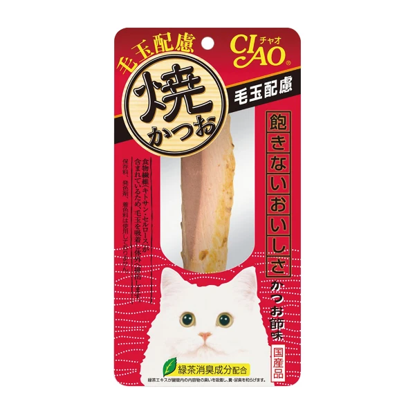 【CIAO】燒鰹魚柳條-毛球照護(1條)