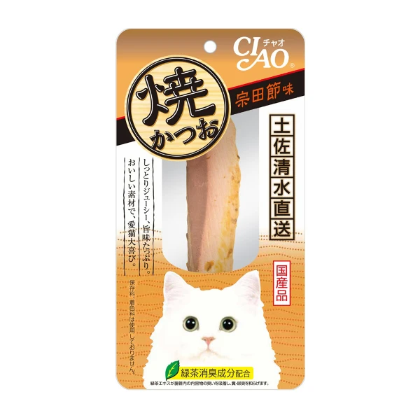 【CIAO】燒鰹魚柳條-宗田柴魚風味(1條)