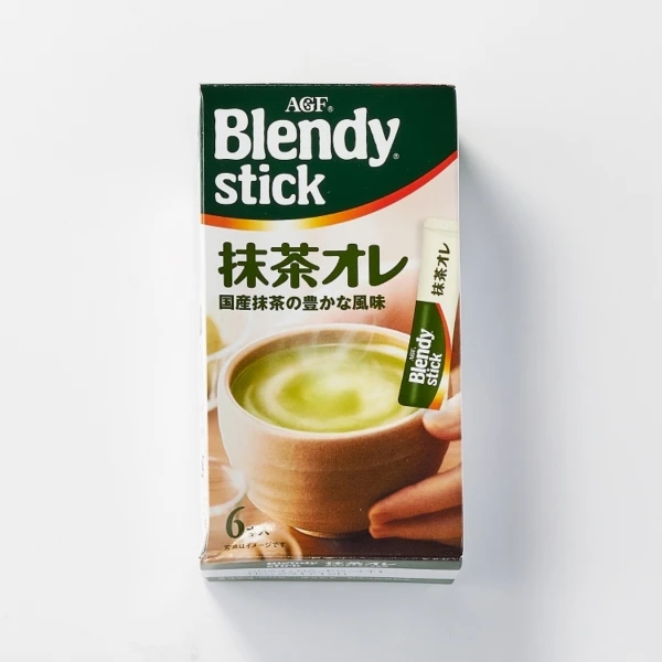 【AGF】抹茶拿鐵粉(9.7g*6入/效期較短，效期依包裝標示)