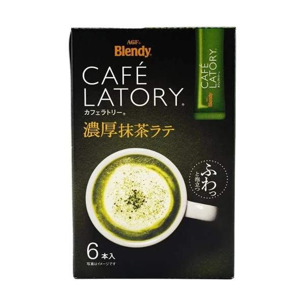 【AGF】濃厚抹茶拿鐵粉(11.5g*6入/效期較短，效期依包裝標示)