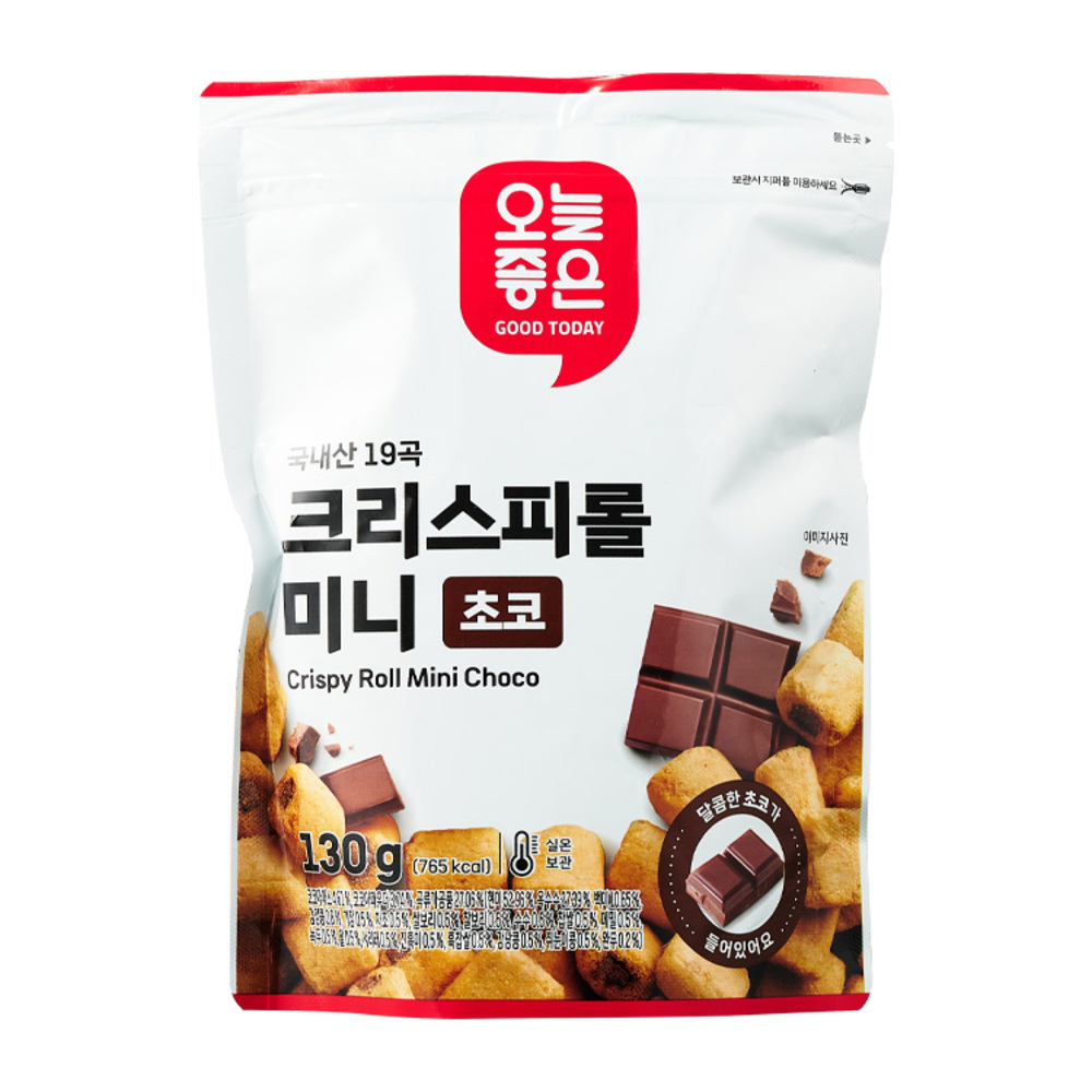 【GOOD TODAY】GOOD TODAY 迷你米果捲-巧克力風味(130g/效期較短，效期依包裝標示)