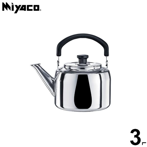 米雅可Miyaco】典雅316不銹鋼笛音茶壺5L(1入) - 全聯全電商