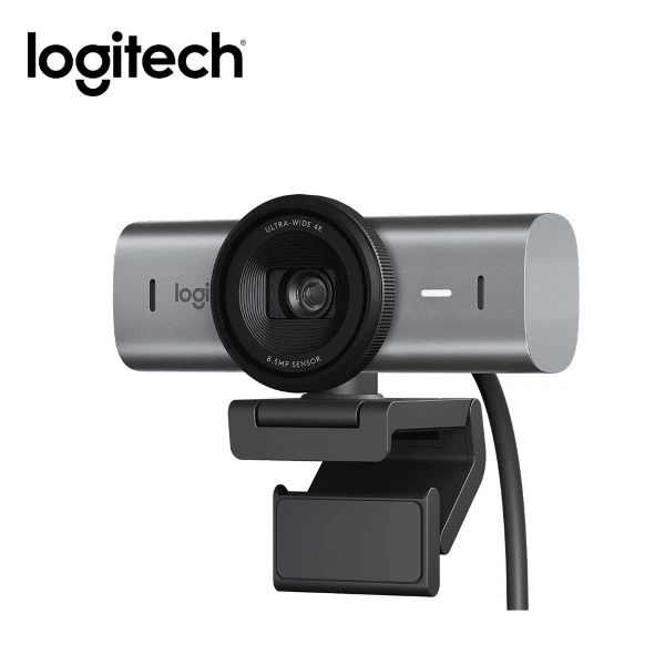 【Logitech 羅技】MX BRIO 4K Ultra HD 網路攝影機 石墨灰(最先進的網路攝影機)